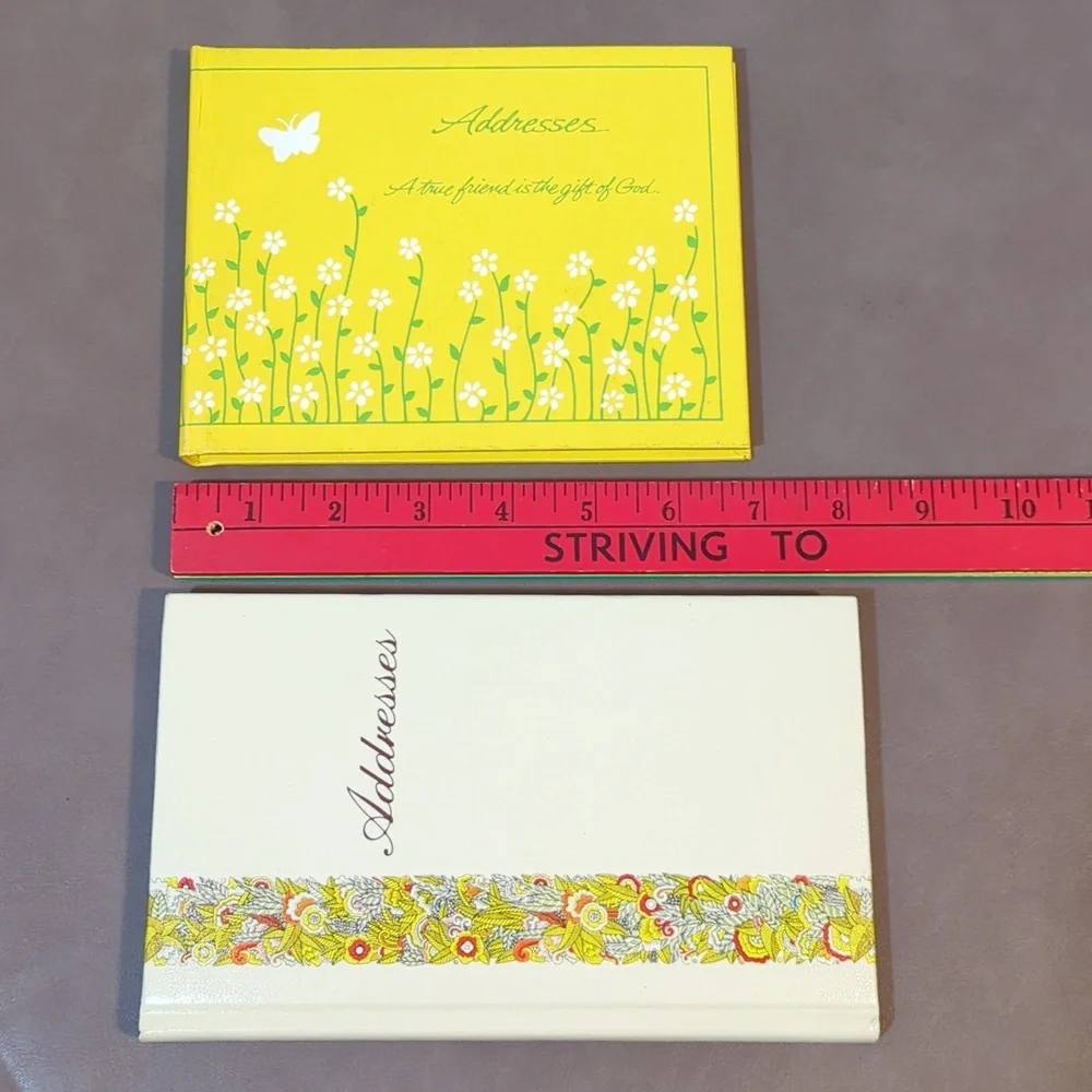 2 Address Books 1973 C R Gibson 1982 Eve Lights Liggett & Myers Tobacco Co
